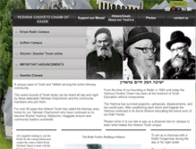 Tablet Screenshot of chofetzchaim.com